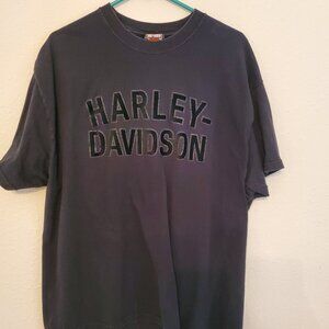 Harley Davidson black men's T shirt from Houston, TX, size XL